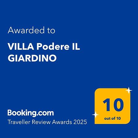 Villa Podere Il Giardino كاستيجليون فيورنتينو المظهر الخارجي الصورة